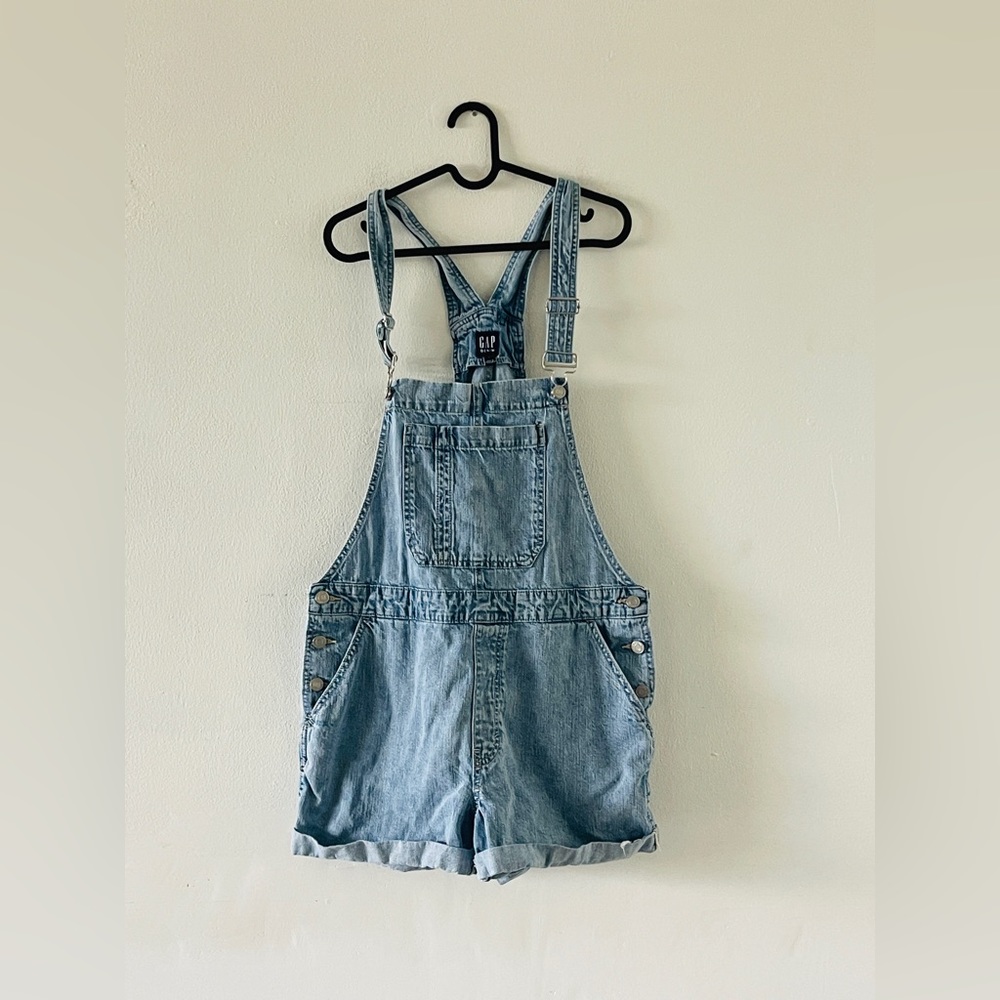 GAP Light Blue Denim Romper